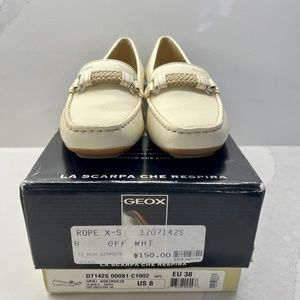 New GEOX Off White Loafer  Size EU 38